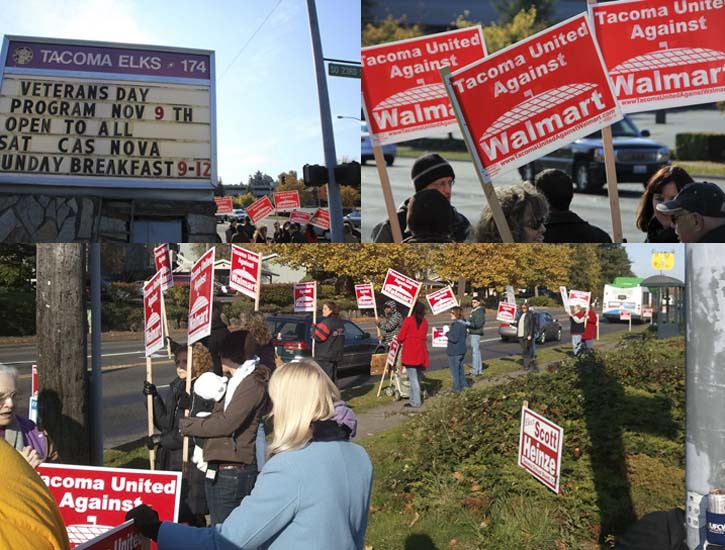 (PHOTOS COURTESY TACOMA UNITED AGAINST WALMART)