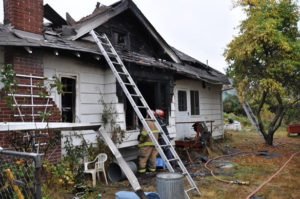 Tacoma fire fighters responded early Friday morning to a report of a house fire in the 3700 block on North 24th Street in Tacoma. (PHOTO COURTESY TACOMA FIRE DEPARTMENT)