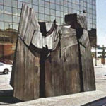 The publicly-owned bronze sculpture "Sun King" was created in 1976 by Oregon artist Tom Morandi. It was originally installed outside the former Sheraton Hotel in downtown Tacoma. (PHOTO COURTESY TOM MORANDI)