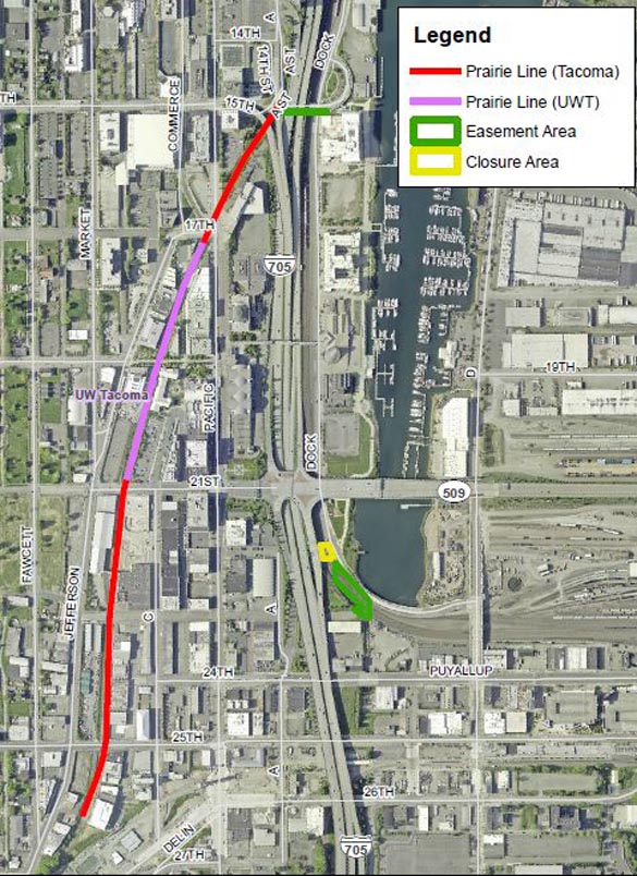 Tacoma, BNSF Railway reach agreement on downtown Prairie Line Trail