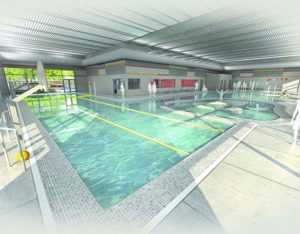 The City of Tacoma and Metro Parks Tacoma will build a $7.6 million swimming pool and aquatics facility at the People's Community Center in Tacoma's Hilltop neighborhood. (IMAGE COURTESY CITY OF TACOMA / METRO PARKS TACOMA)