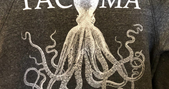 If Tacoma had a mascot, the octopus would be ideal: elusive, hovering in the deeps, from tiny to massive, shrouded in mystery and legend, resistant to definition and captivity and with many hands reaching. (Photo by Morf Morford)