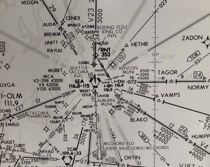 On my office wall I have an FAA map of regional airports and routes. It is from 2015 and is dense. The question, as always, is whether we will continue in the same direction and at the same pace. (Photo by Morf Morford)