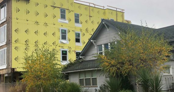 This Tacoma neighborhood is a microcosm of our national housing environment and dilemma; old and new, sprawl and density, renters and owners, all together, and all in flux. (Photo by Morf Morford)