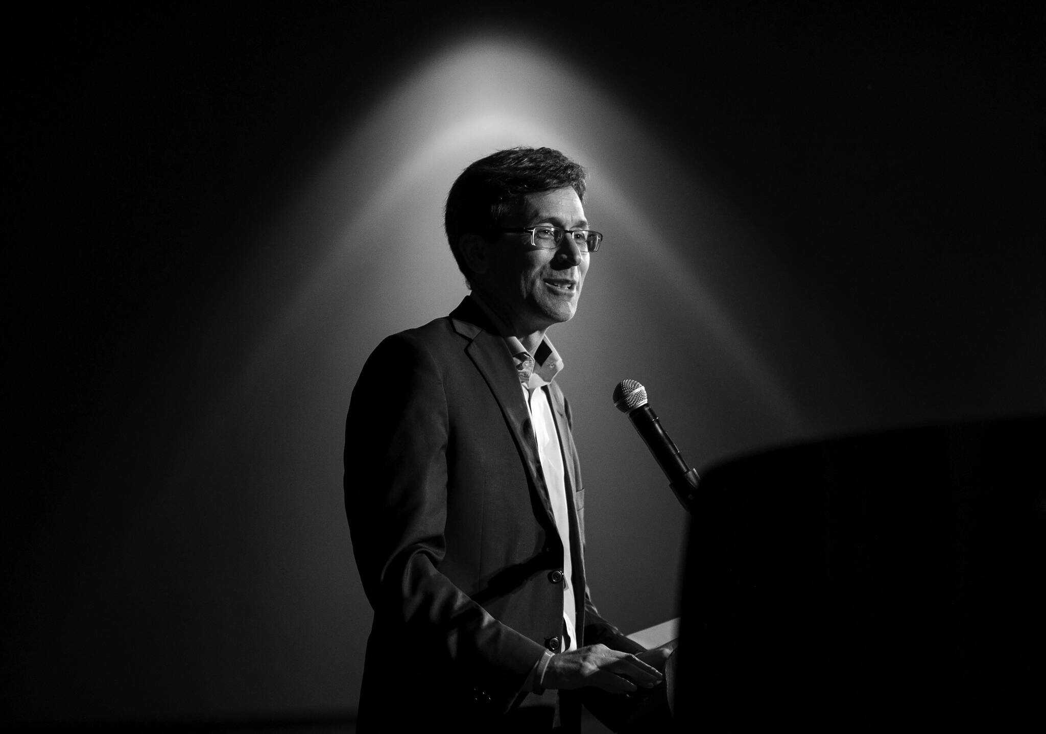 Sound Publishing file photo
Washington Attorney General Bob Ferguson speaks in 2023 in Everett, Washington.