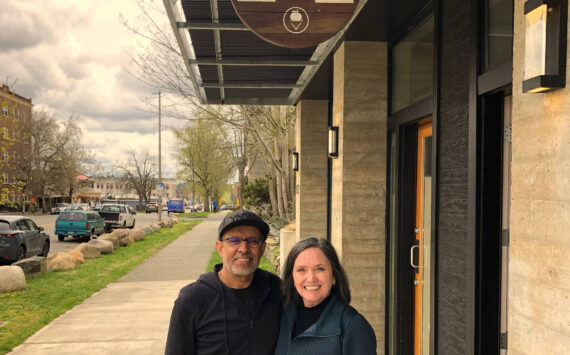 Medzo Gelato owners Fareed and Jennifer Al-Abboud. The business is located at 612-B Tacoma Ave. S. (Courtesy photo)