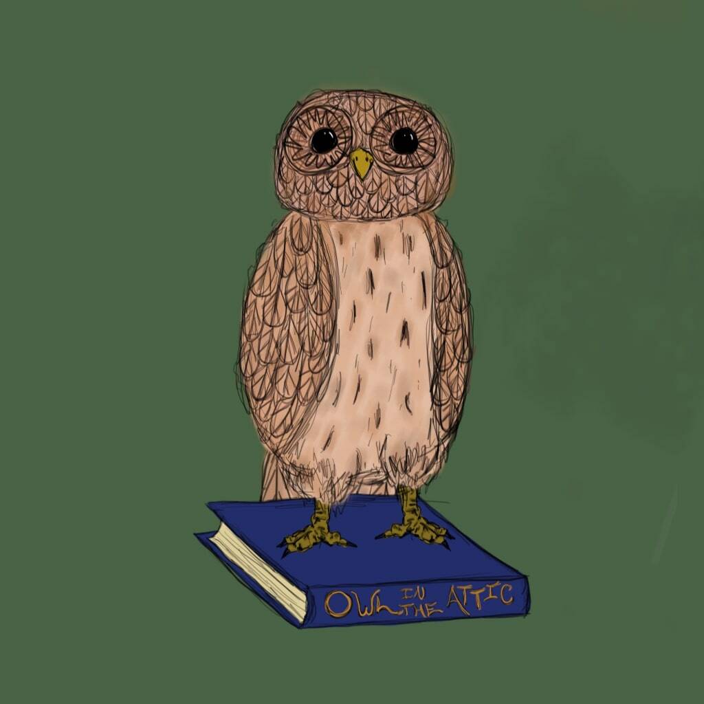 The logo, Toddrick the store owl, was illustrated by 15-year-old Sophie Corey Hendrickson, who is a 10th grader at SOTA.