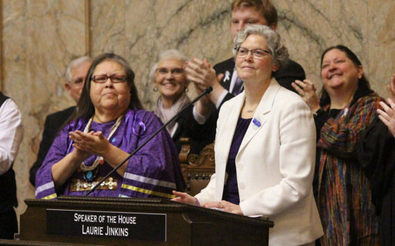 Rep. Laurie Jinkins, D-Tacoma, in 2020 became the first woman sworn in as state House speaker in Washington. (House Democrats)