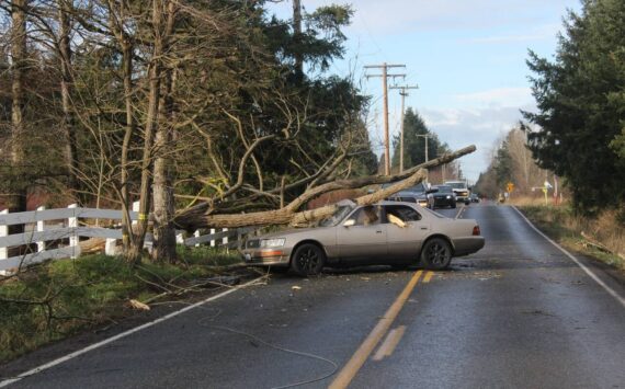 Many cars, garages, homes, and other property were heavily damaged by the Nov. 2024 bomb cyclone. Sound Publishing file photo